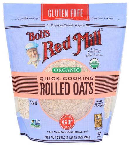 BOBS RED MILL OATS ROLLED GF QUICK COOK ORG