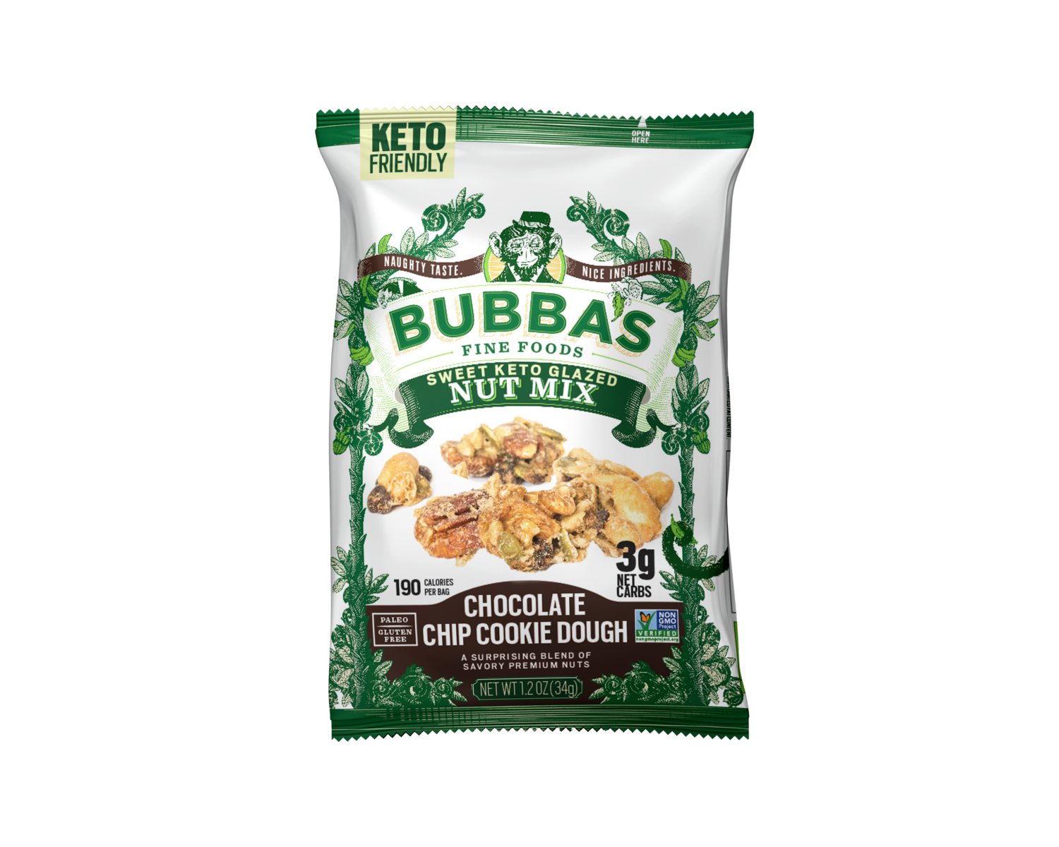 Bubba's Chocolate Chip Cookie Dough - snack size