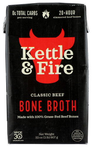 KETTLE AND FIRE BROTH BEEF BONE 32 OZ