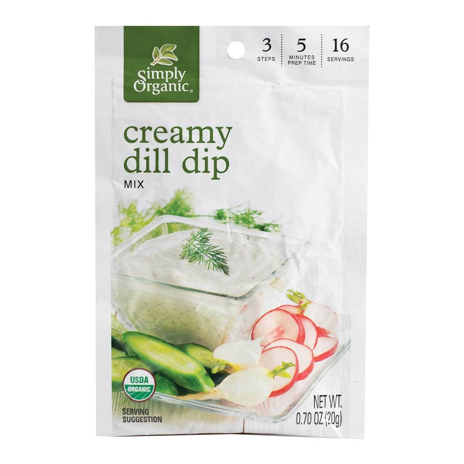 Simply Organic Creamy Dill Dip