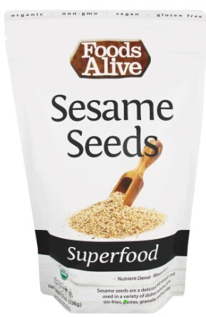 Foods Alive Sesame Seeds - Organic