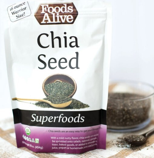 Foods Alive Chia Seeds - Organic