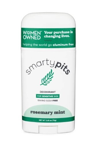 Smartypits Deodorant - Rosemary Mint Baking Soda Free