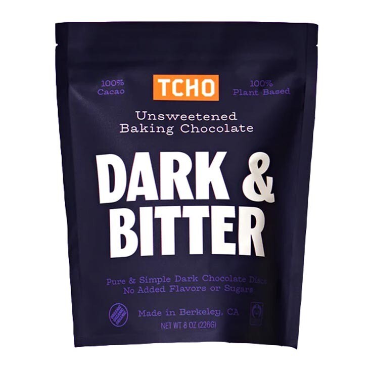 TCHO Dark and Bitter Baking Chocolate