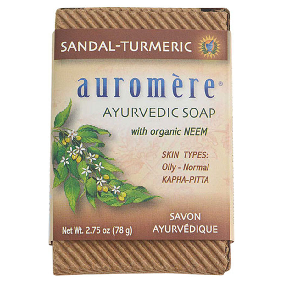 Auromere Ayurvedic Soap Sandalwood Turmeric