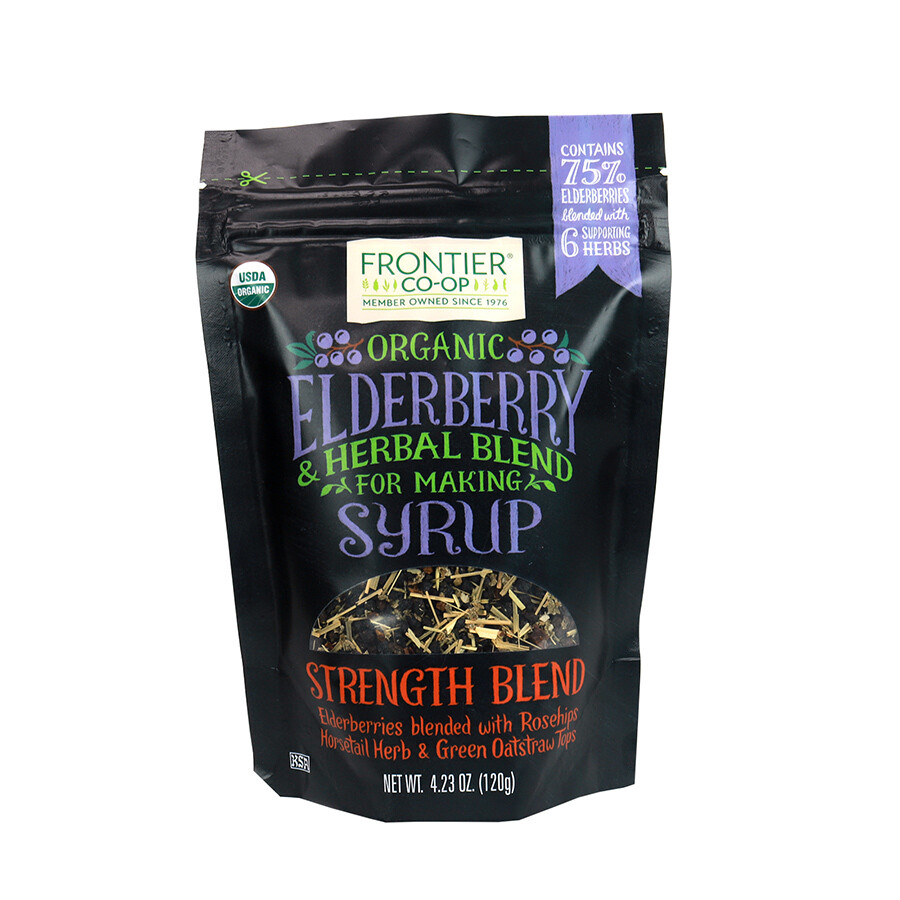Frontier Elderberry Syrup Blend Strength