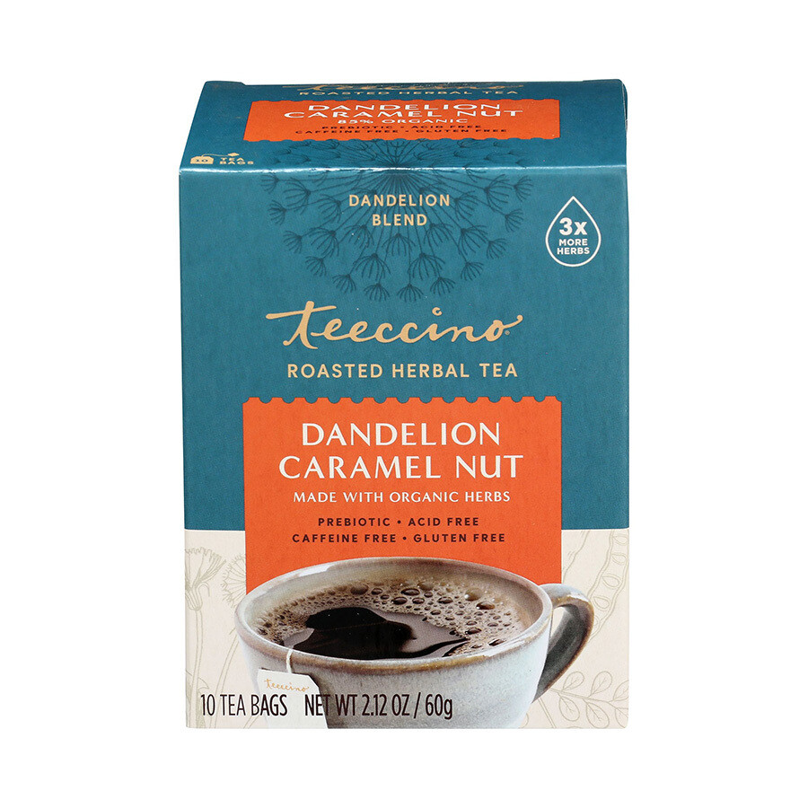 Teeccino Dandelion Caramel Nut Herbal Tea