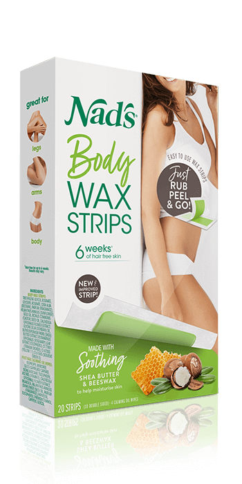 Nad's - Body Wax Strips for Normal Skin - 24 Strip(s)