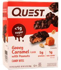 Quest Nutrition - Candy Bites Gooey Caramel with Peanuts - 8 Piece(s)