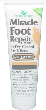 Miracle of Aloe - Miracle Foot Repair Cream - 8 oz.