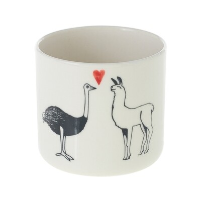 MINI MACETERO &quot;Llama love you forever&quot;