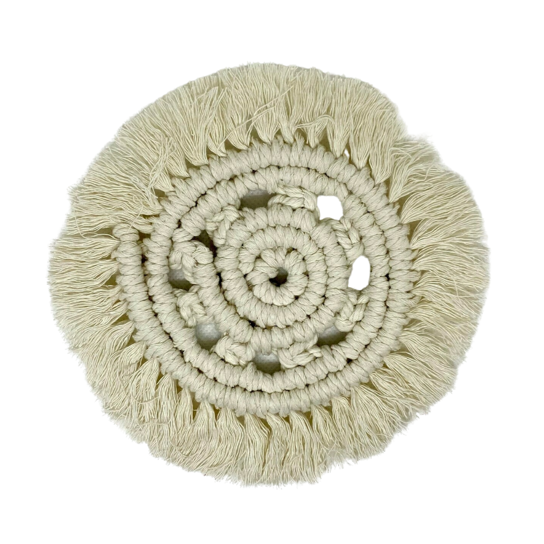 SET DE POSAVASOS DE MACRAME