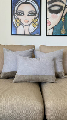 COJIN DECORATIVO cuadrado color block
