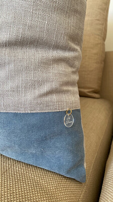 Cojin decorativo lumbar color block