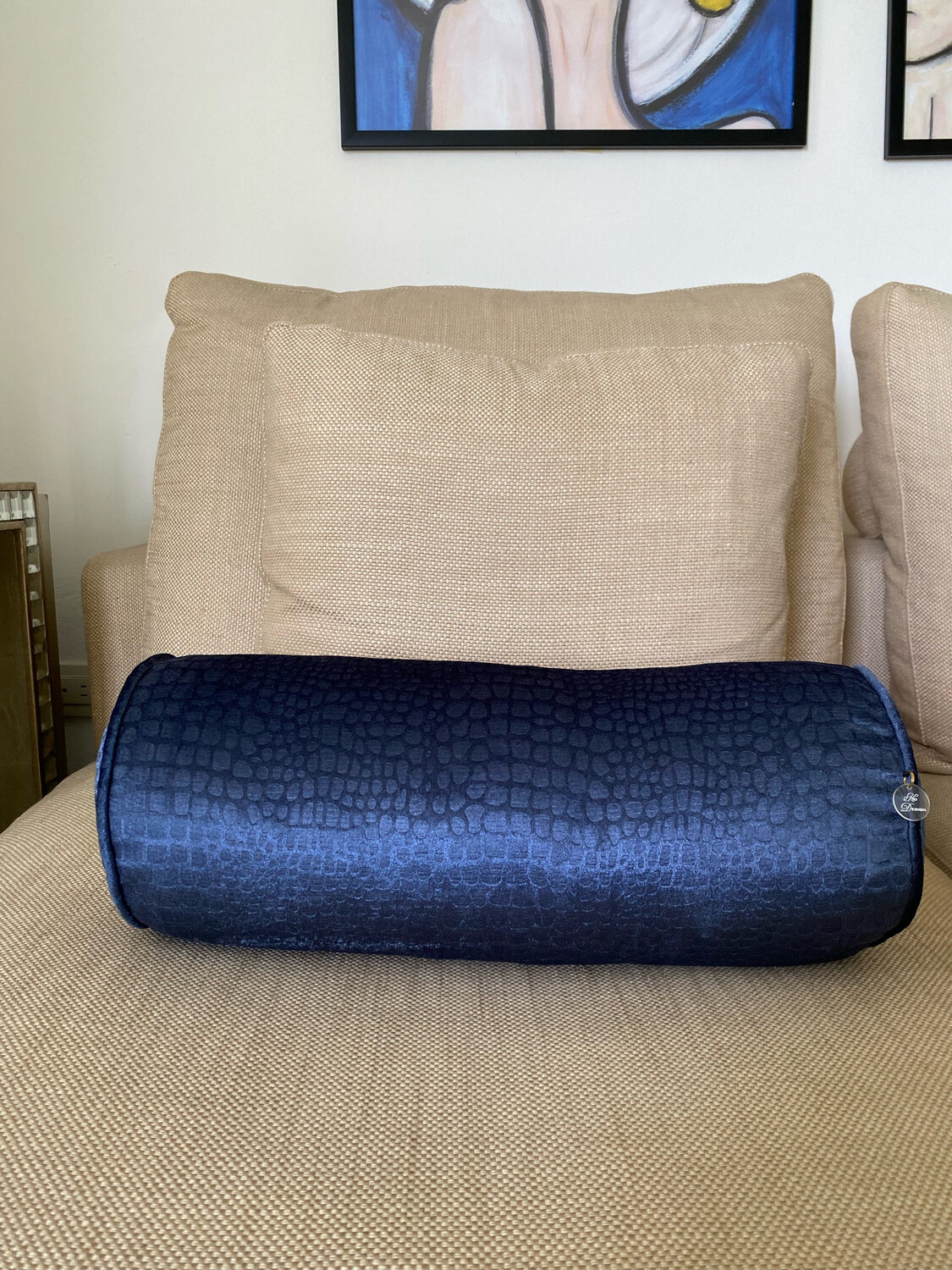 Cojin decorativo tubular
