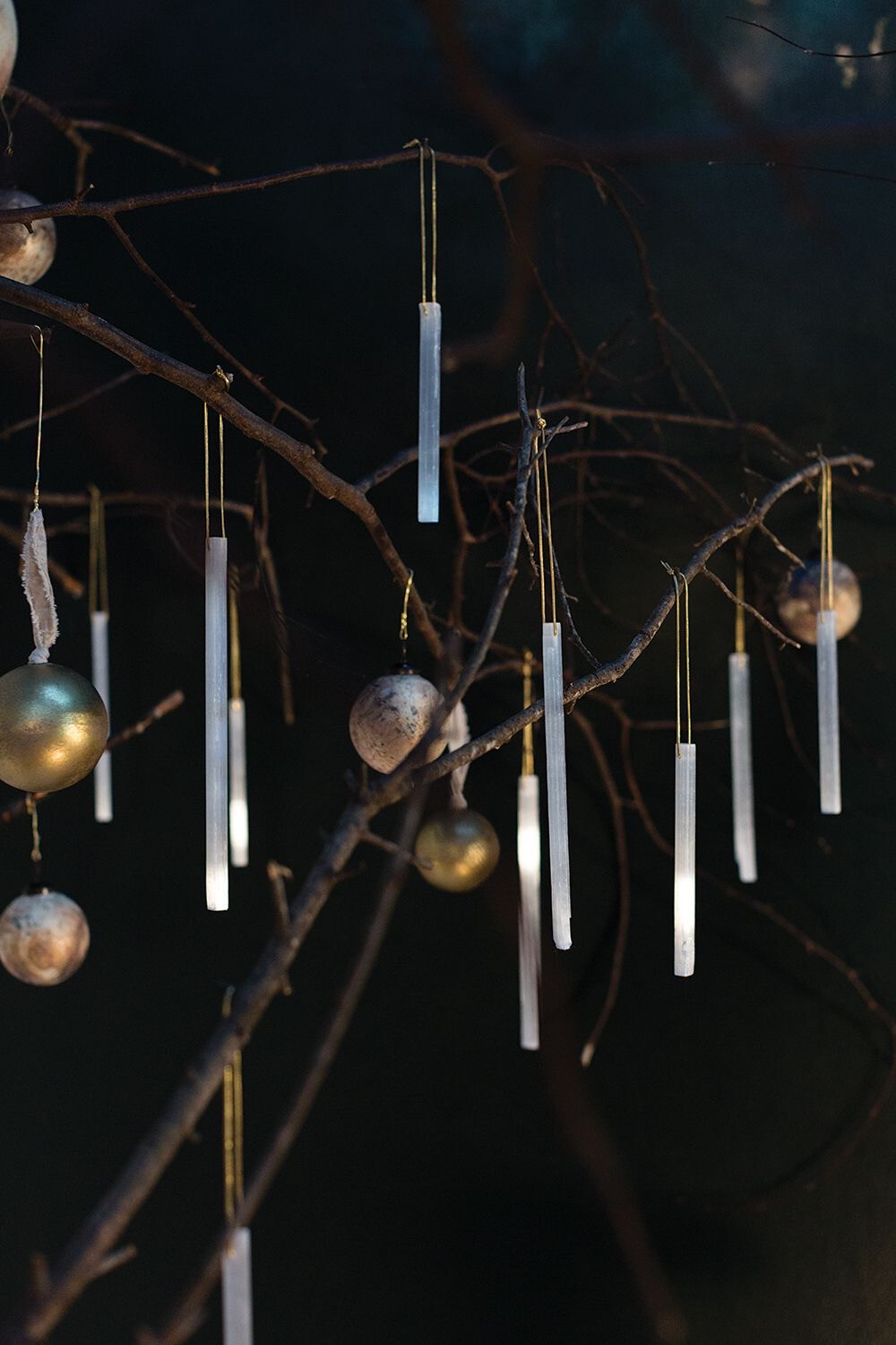 Selenite Ornament