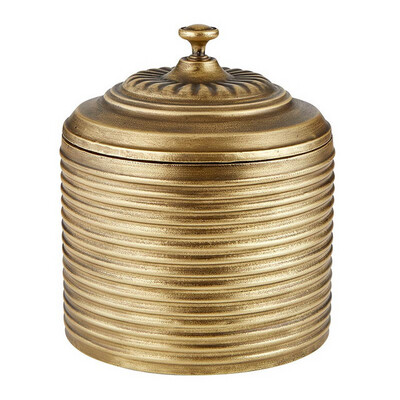 Gold Metal Pot Large
