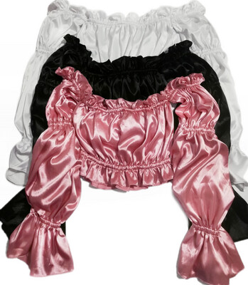 BLUSA CORTA DE SATEN