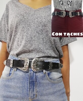 CORREA DOBLE HEBILLA (CON TACHES Y SIN TACHES)