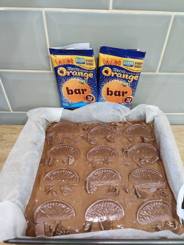 Terry&#39;s chocolate orange flapjack 