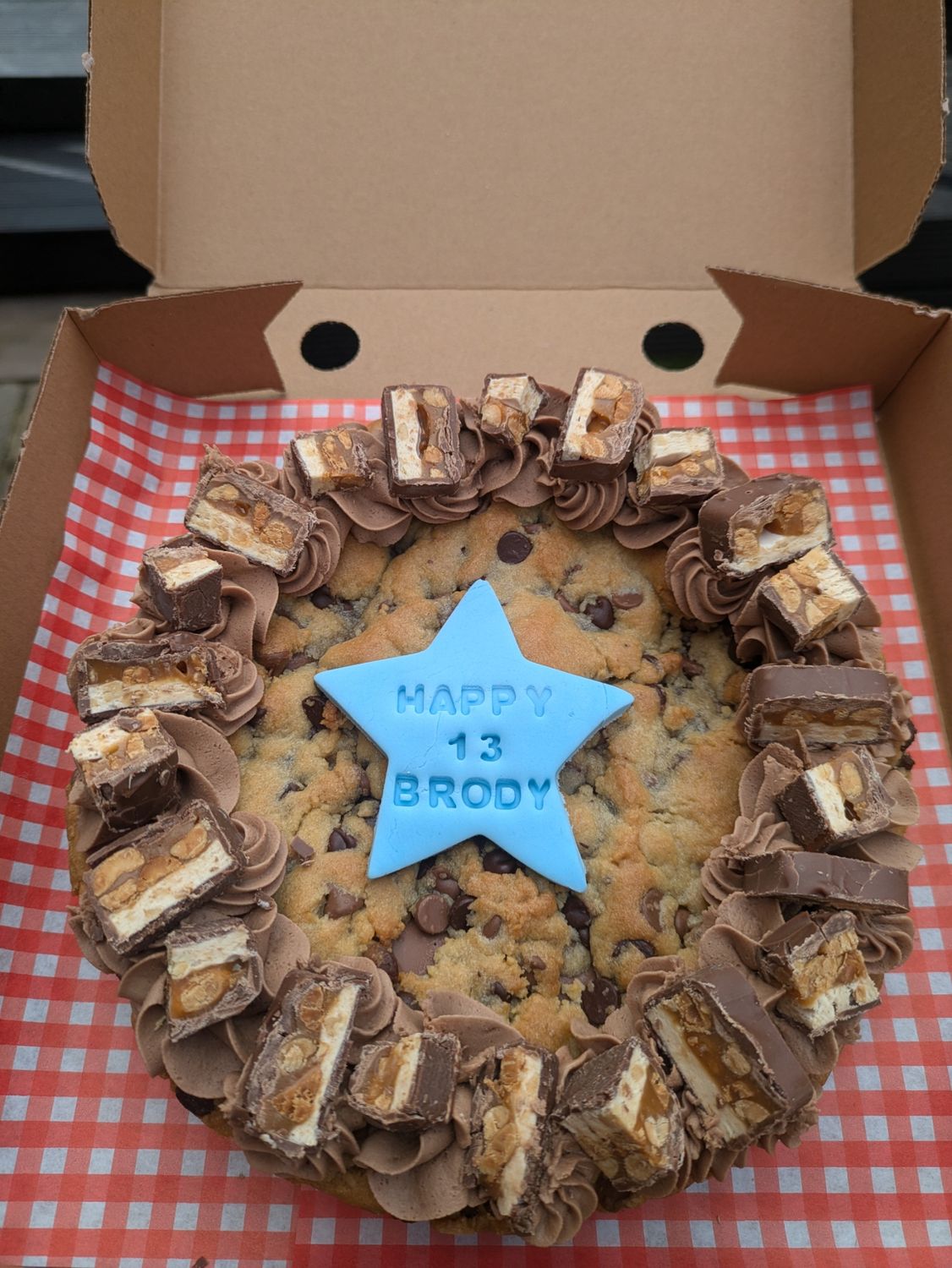 7inch celebration cookie