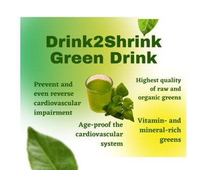 The Drink2Shrink Green Drink System - 30 Day Pack  FREE SHIPPING