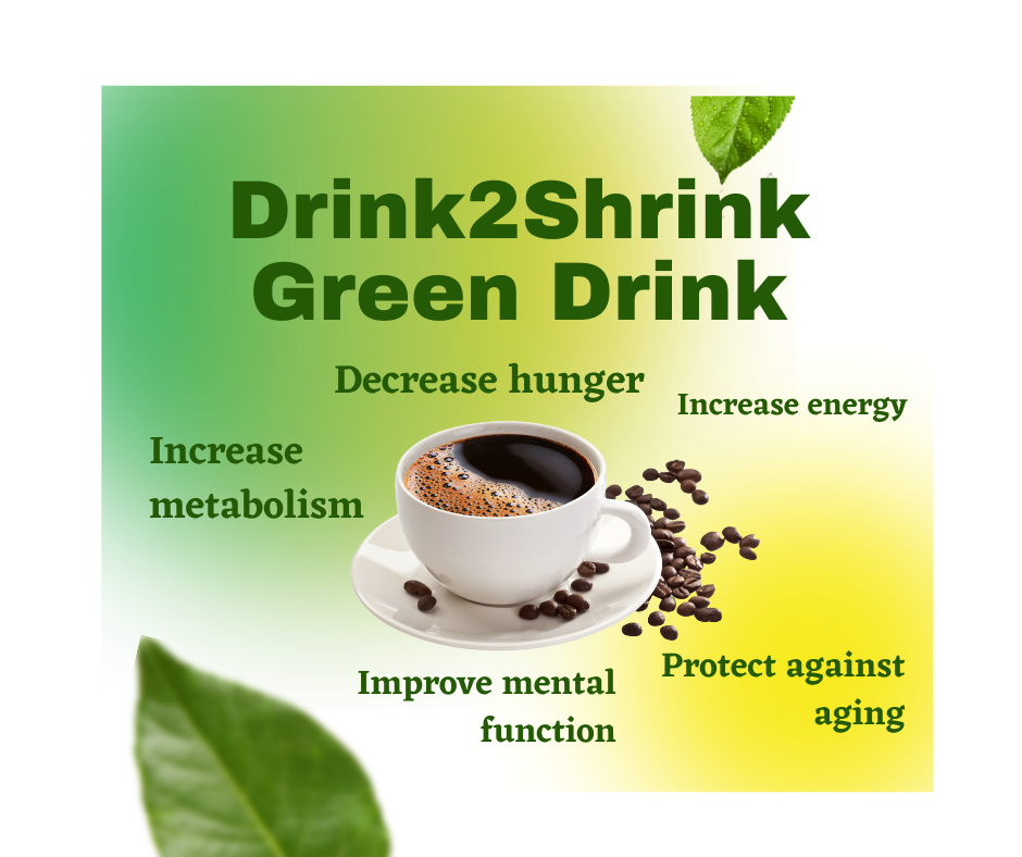 Drink2Shrink Coffee 30 DAY SUPPLY  FREE SHIPPING!