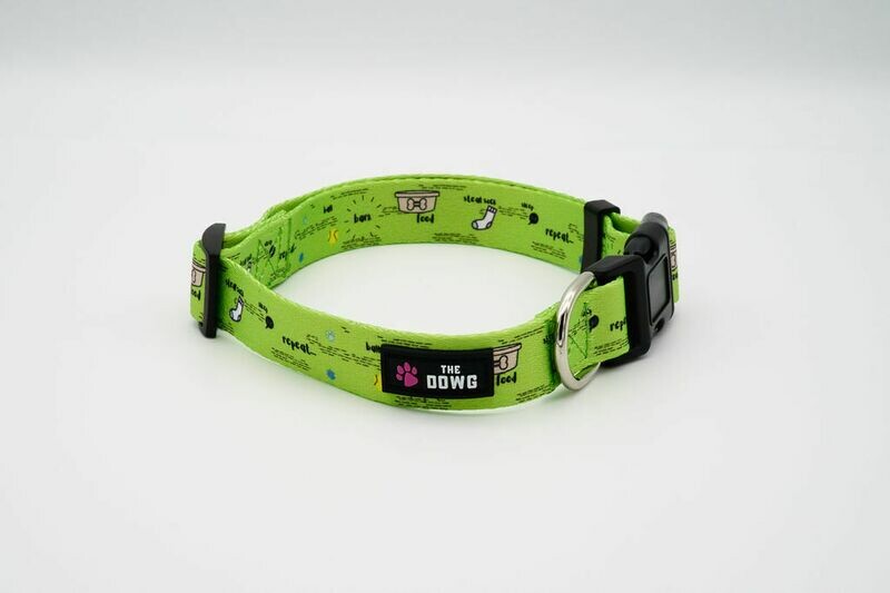 &quot;Ball, fun, repeat&quot; Dog Collar
