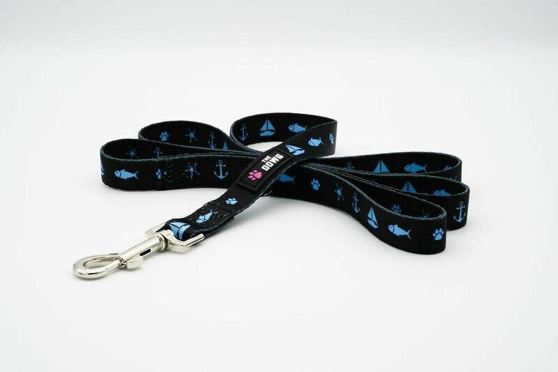 &quot;Sails and Wagging Tails&quot; Dog Leash