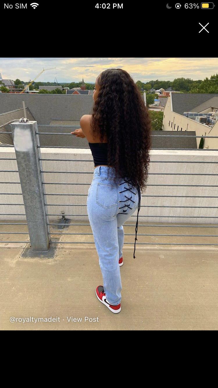 Amelie Laced Denim