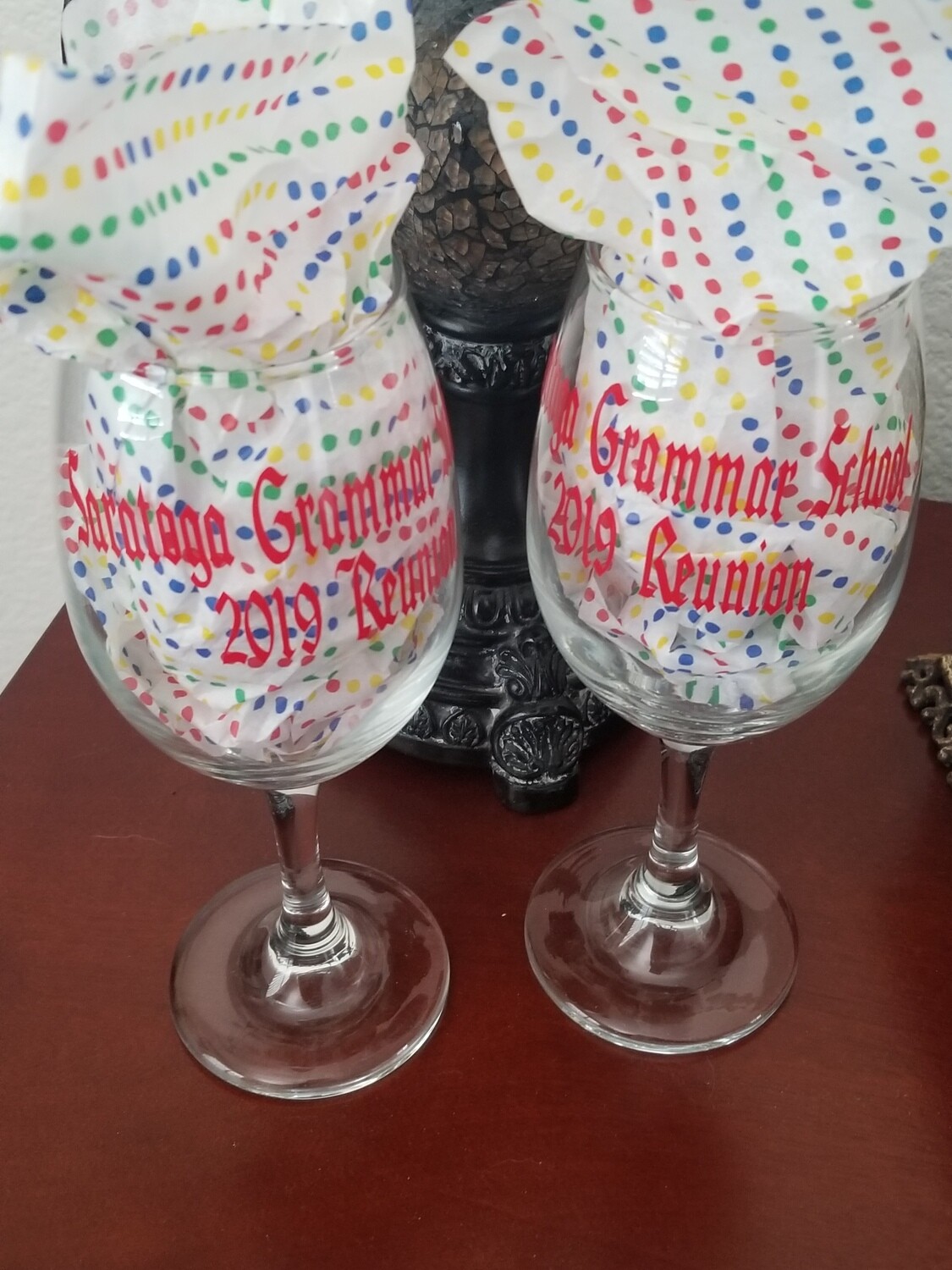 Customized Glassware with Vinyl