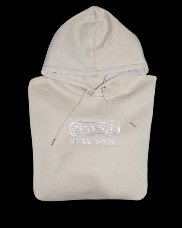 Cozy Fleece, Embroidered Logo Hoodie (Connect/BE THE SPARK) (Read description before placing order)