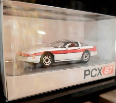 PCX,870319, Chevrolet Corvette C4, weiß-rot
