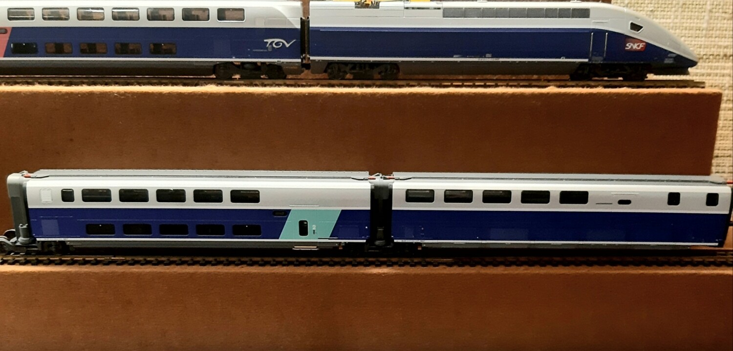 Märklin, TGV Duplex, 2-tlg Ergänzungswagen-Set 43443