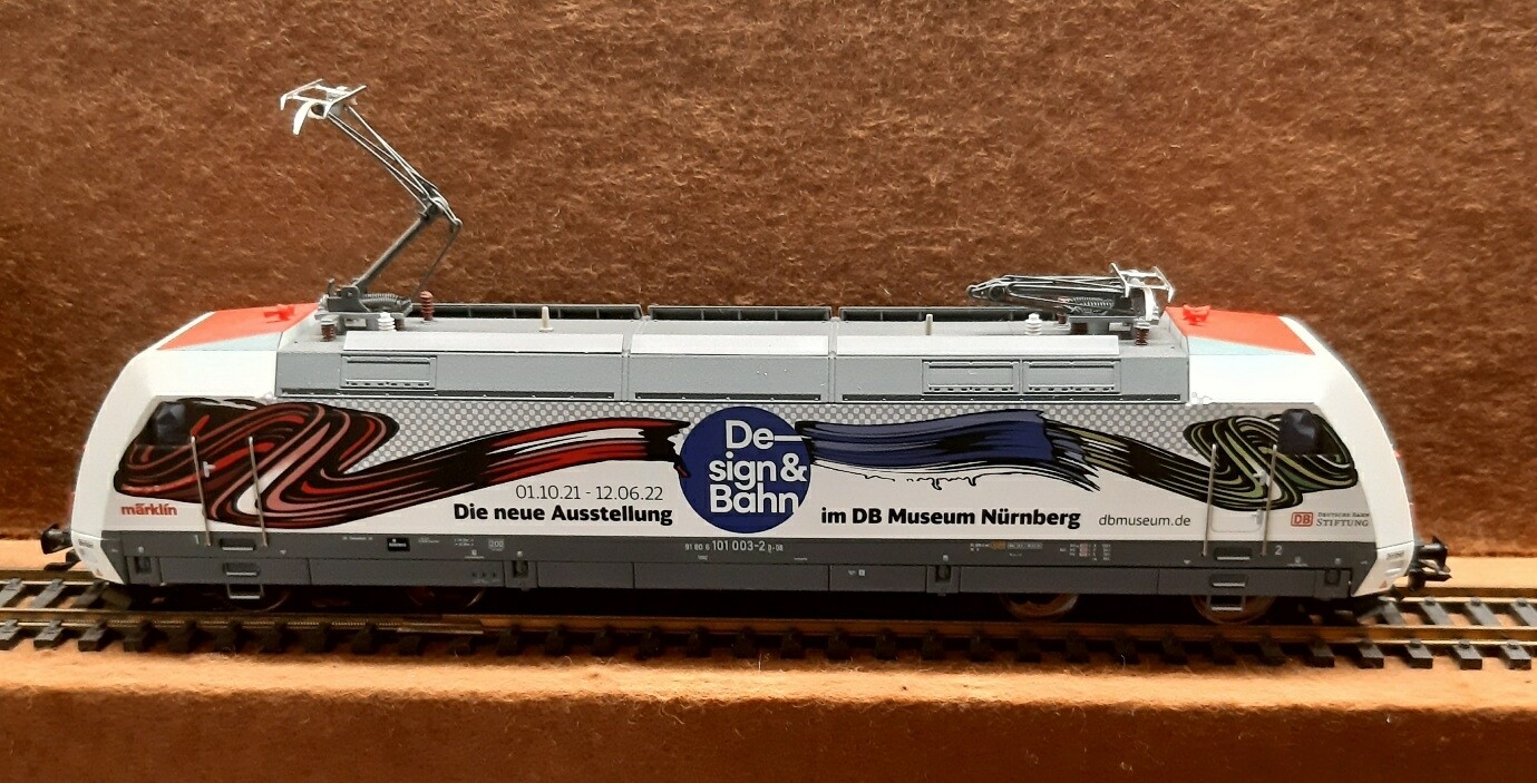 Märklin 39379, E-Lok BR 101 003-2, Design-und Bahn