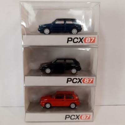 Golf Rallye, H0, PCX, 1 Modell in rot, schwarz oder metallic dklgrün