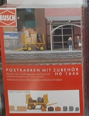 Busch 1646, Postkarrenmit Koffern
