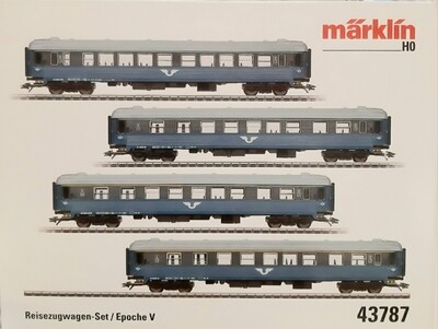 Märklin 43787, Reisezugset der Schwed.Staatsbahn, 4 tlg