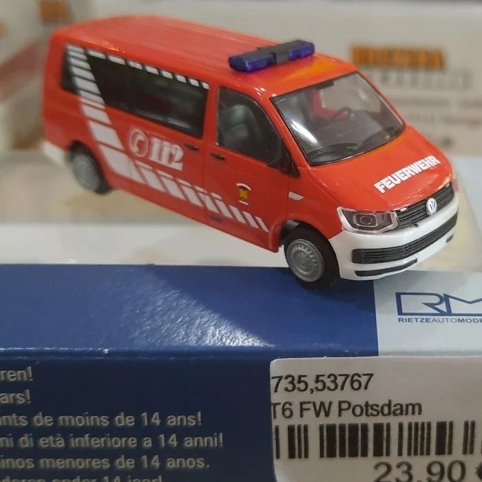 Rietze 53767, VW T6, Potsdamer Feuerwehr