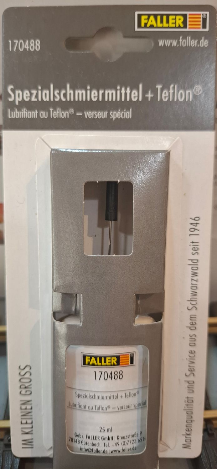 Faller SpezialSchmiermittel+Teflon, 25ml-Fläschchen Faller SpezialSchmiermittel+Teflon, 25ml-Fläschchen