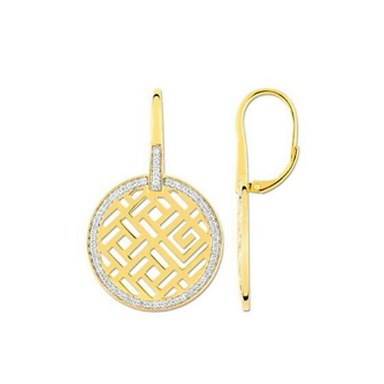 Boucles d'oreilles GUY LAROCHE plaqué or