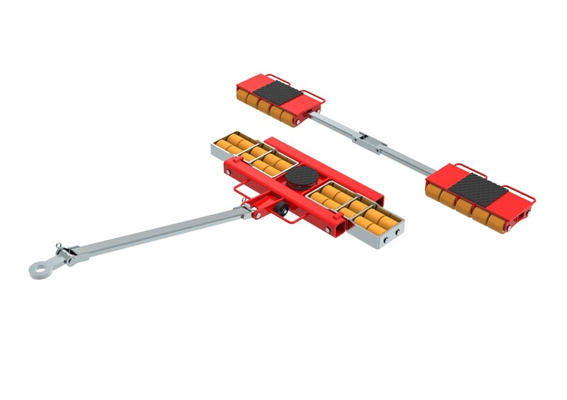 Transportfahrwerk Panzerrollen  Set HTS ECO-Skate I 150L+S / 30t Traglast