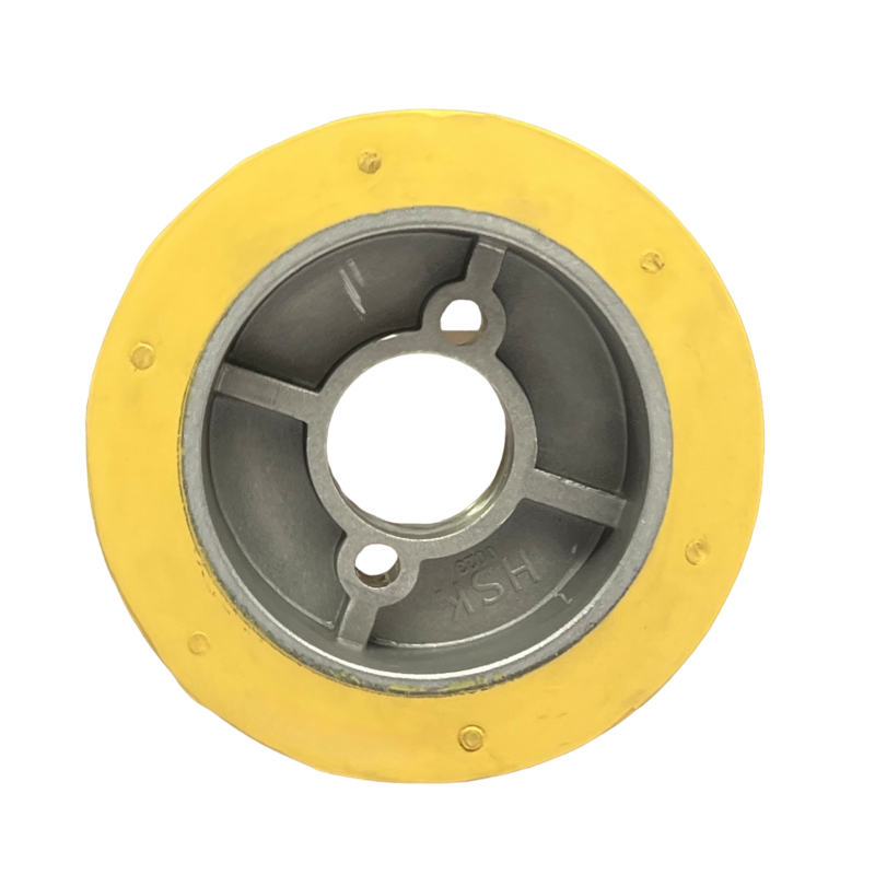 Vorschubrolle 120x60 mm –  HighGrip Ausführung-  Alukern – Ø35 mm – TK 8,5x48  Haffner