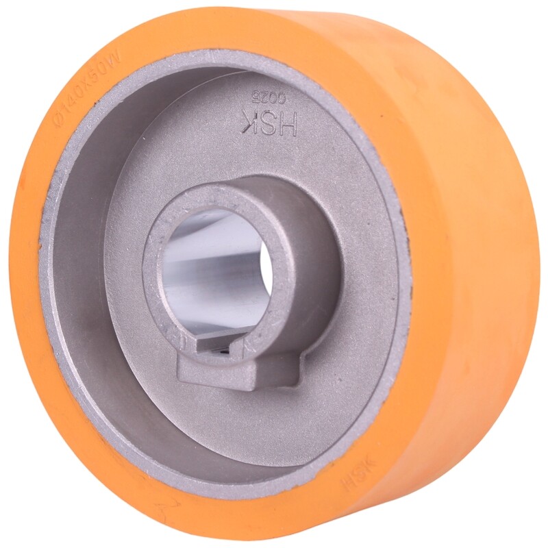 Vorschubrolle für WEINIG PU HighGrip Ausführung  140 x 50 x 35 KN 10 x 5 mm wie Artikelnummer 10023453