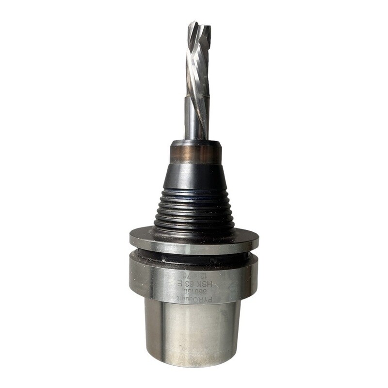 Schrumpffutter HSK 63 E PYROquart® DIEBOLD mit Schaftfräser 10,9 x 53,9