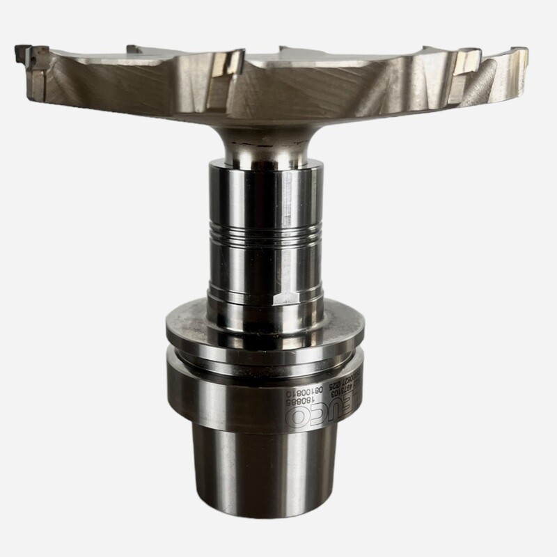 Schrumpffutter HSK 63 E  mit LEUCO  Nutfräser 150 x5,6x25 GL 90