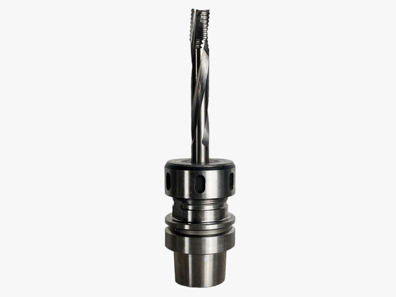 HSK 63 E ER 40 LEUCO Spannzangenfutter A=76 N=24.000 , 3-20 mm mit Fräser 16 mm L= 130 mm