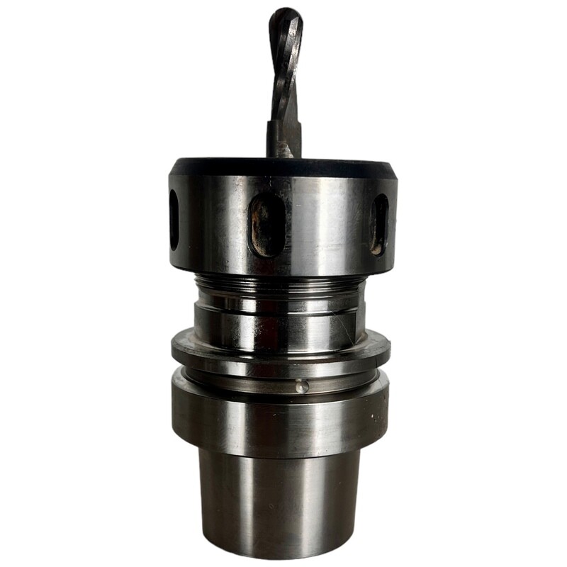 HSK 63 E ER 40 LEUCO Spannzangenfutter A=76 N=24.000 , 3-26 mm mit Fräser 10 mm NL= 38mm