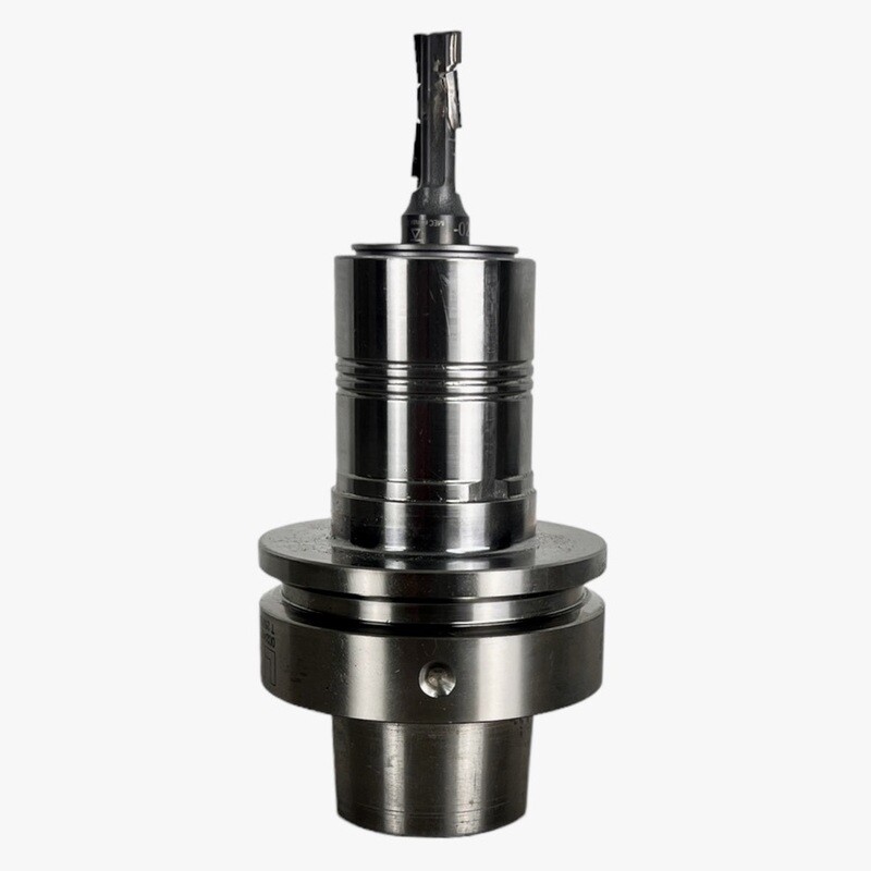 HSK 63 F Spannfutter TRIBOS Leuco mit DIA Schaftfräser 9,5 x27,5 mm 002/4878763