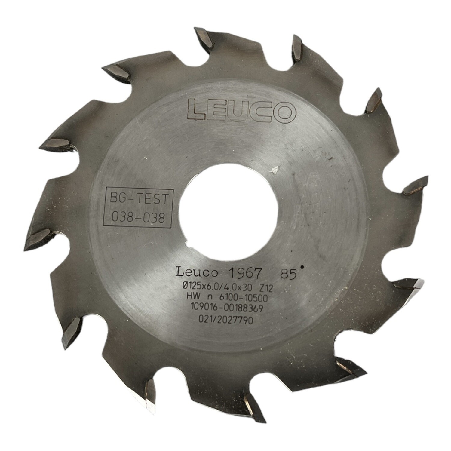 LEUCO Nuter Ø125 x 6.0/4.0 x 30 Z12 HW gebraucht 109016-00188369
